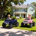 thumbnail image 2 of Chevrolet Cheyenne 24 Volt Ride on Toys with Remote, Ride on Truck for Big Kids 3-8 Years, Wisairt Power Car Wheels with 2 Seater, Blue, 2 of 10