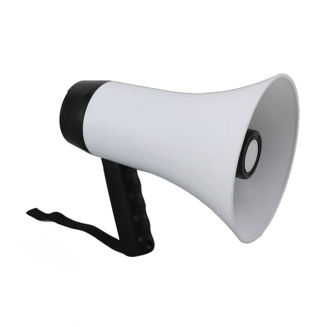 Haut-parleur Portable Bullhorn, 1500mAh Mégaphone ABS pour Football