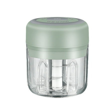

Mini Garlic Grinder Electric Garlic Chopper Cordless Food Fruit Vegetable Blender Kitchen Gadgets 250ML USB Rechargeable