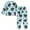 Cartoon Dog Faces and Bones, variant on Fluffy Pajamas Set Fuzzy Winter Warm Pj Sets Pullover Tops and Long Pants Cute Cartoon Llama Pattern Large