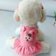 thumbnail image 4 of Ropa de pana para mascotas, falda con tirantes a rayas rosas y amarillas para perros pequeños y Chihuahua, 4 of 4