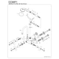thumbnail image 3 of Kingston Brass CC308T1 Vintage Clawfoot Tub Faucet with Hand Shower, Polished Chrome, 3 of 5
