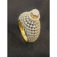 thumbnail image 5 of Pave 2.40 Cts Round Brilliant Cut Natural Diamonds Wedding Dome Ring In Hallmark 14K Yellow Gold, 5 of 13