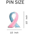 thumbnail image 2 of Lapel Pink & Blue Ribbon Pins, 2 of 3