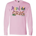 thumbnail image 3 of Inktastic Argyle Mardi Gras Long Sleeve T-Shirt, 3 of 5