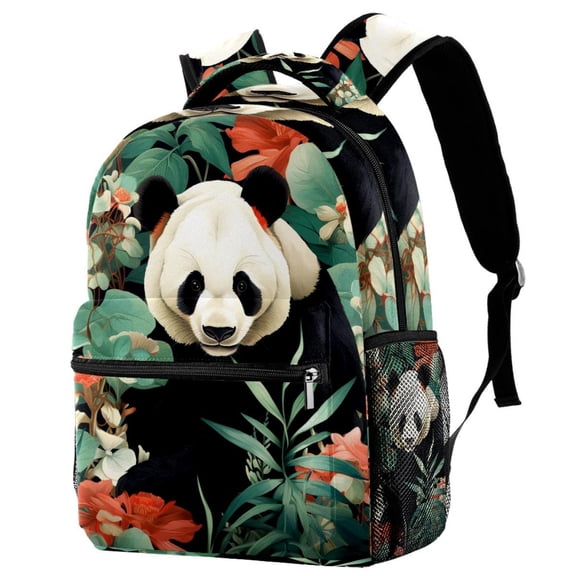 Lightweight Backpack Panda School Bag Travel Laptop Daypack for Men Women Casual Rucksack