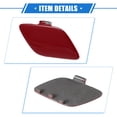 thumbnail image 5 of Car Tow Hook Eye Hole Cover Cap for BMW E92 Coupe E93 2007-2010 Durable Plastic Red Front Right, 5 of 6