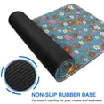 thumbnail image 6 of Long Mouse Pads for Desk,Pioneer Flower Floral Print Pattern Desk Mats on Top Of Desks, Desk Mouse Pad Extra Large with 3mm Non-Slip Base and Stitched Edge for Gaming,Office,Work,Home 31.5"x15.7", 6 of 6