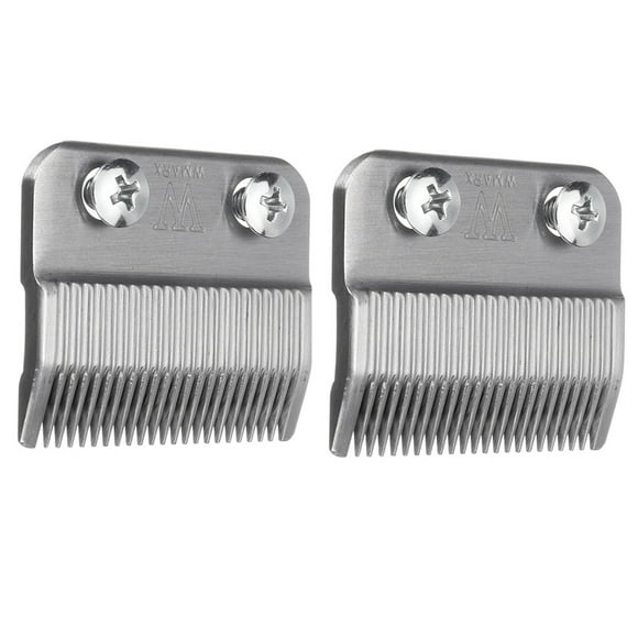 2X Replace Cutter Head Metal Bottom Clipper Blade for Electric Shaver-Silver