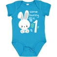 thumbnail image 3 of Inktastic Somebunny is One First Birthday Bunny Boys or Girls Baby Bodysuit, 3 of 5
