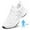 White, variant on Men's Height Increase Sneakers, Breathable Mesh Trainers For Daily Walking, Modern Sport Soft Sole