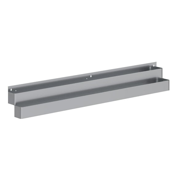 AmGood 72 in. Double Tier Stainless Steel Speed Rail Rack for Commercial Bars, NSF