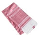 thumbnail image 4 of Turbante árabe Keffiyeh Hombres adultos Musulmanes Masculinos Trajes tradicionales Poliéster Plaid rojo Orar Pa?uelo en la cabeza Ecomeon no, 4 of 6