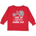 thumbnail image 3 of Inktastic Best Granna Ever Grandchild Gift Boys or Girls Long Sleeve Toddler T-Shirt, 3 of 5