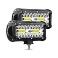 thumbnail image 1 of [Envío de México] Led Auxiliares Faros Auxiliares 120W Triple-Fila, Barra de Luz Siempre Brillante, Luz de Trabajo LED Ideal para Autos/Motos/Camiones Visibilidad Mejorada y Conducción Segura, 1 of 3