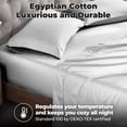 thumbnail image 4 of Superior 400 Thread Count Chrome Egyptian Cotton Pillowcase Set, Standard, 4 of 5