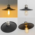 thumbnail image 3 of KAYYELAMP 3-Pack Tilt Position Track Light J-Type Bright Nickel Base Black Metal Adjusted Cord Retro Pendant Light for Inclined Position Roof(No Bulb, Track), 3 of 6
