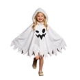 thumbnail image 2 of Halloween Kids Ghost Face Kids Hooded Cloak Halloween Party Outfit for Girl, 2 of 5