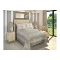 thumbnail image 2 of DORMIREAL Colcha Fatima Individual De Color Blanco Y Verde, Doble Vista, Ropa De Cama Habitación Decoración, para Todas Las Estaciones, Cómodo, Acogedor, Lavable En Casa DORMIREAL COFAVEIN, 2 of 2