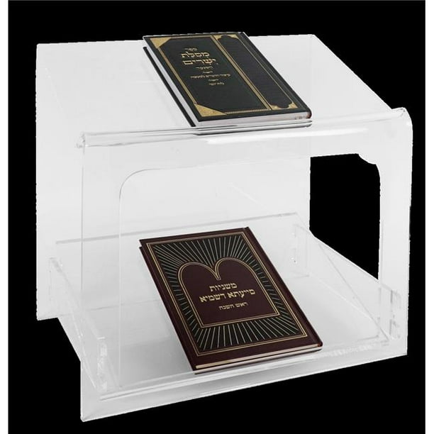 Nua 59435 14 x 12 in. Large Acrylic Table Top Double Shtender Book