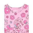 thumbnail image 2 of Gabbys Dollhouse Toddler Girl Allover Print Dress with Short Sleeves, Sizes 12M-5T, 2 of 3