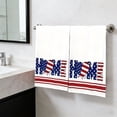 thumbnail image 6 of FEOLGEHLY Patriotic Kitchen Towels 4th of July Independence Day Fireworks Stars Red White Blue Dish Towels, 16x24 inch Seasonal Summer Memorial Day Decoration Hand Towels Set of 2, 6 of 7