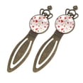 thumbnail image 2 of Valentine's Day Vintage Copper Crown-Shaped Bookmarks: Stainless Steel Material, Set of 2 - Ideal Gift for Book Lovers and Readers, 2 of 5
