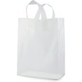 thumbnail image 7 of Prime Line Packaging Plastic Gift Bags, Bags with Handles, Frosted White Party Bags 10x5x13 100 Pack, 7 of 7