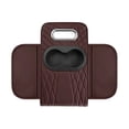 thumbnail image 3 of arctrm Auto Car Armrest Cushion Cup Holder Lightweight Modern Car Armrest Organizer Brown, 3 of 9