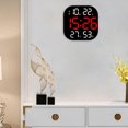thumbnail image 1 of Reloj de pared digital Temperatura Mes Fecha Pantalla LED Relojes Silencio Rojo BLESIY reloj digital de pared, 1 of 8