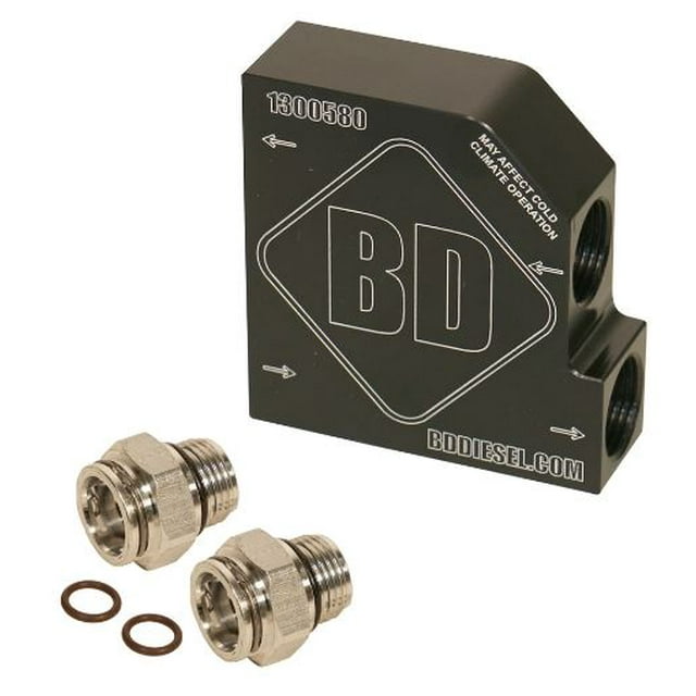 BD Diesel 1061528 Auto Trans Fluid Cooler Bypass Tube Eliminator