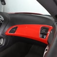 thumbnail image 3 of TINKI ABS Chrome Car Carbon Fiber Dashboard Panel Decor Cover Compatible for Chevrolet Corvette C7 2014 2015 2016 2017 2018 2019 Accessories ABS Plastic, 3 of 9