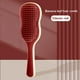 thumbnail image 2 of Peine de hoja de plátano para cabello largo, con forma de masaje doméstico, peine especial para mujer con almohadilla de aire, 2 of 6