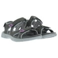 thumbnail image 2 of Khombu Ladies' Women's Outdoor Hiking Sandals, Comfortable Summer Sport Sandals, Athletic Walking Water Shoes (Grey, 8), 2 of 2