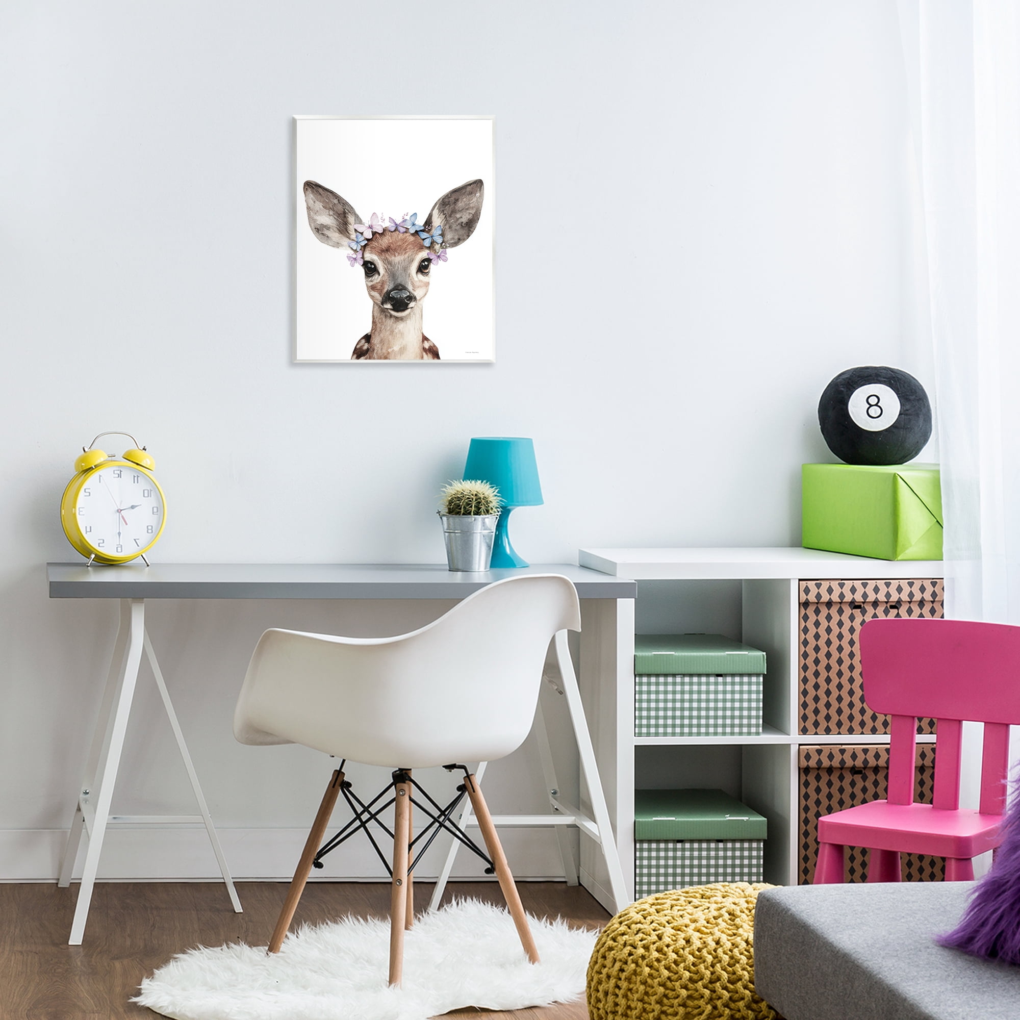 Stupell Industries Fawn & Butterfly Wings Wall Plaque Art, design by Svetlana Aleynikova