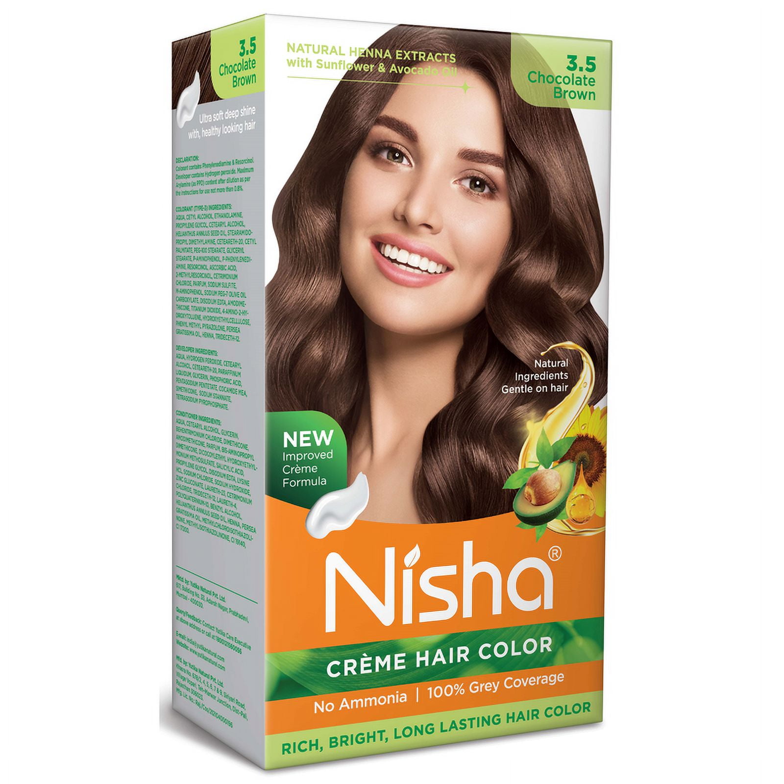 Coloration Nisha Blond Doré – Crème Colorante Permanente Pour Cheveux, Gel