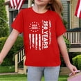 thumbnail image 6 of UACY Kids 250 Anniversary USA Shirts 250 Year American Flag Tshirt Boys and Girls Happy 250th Tee 4th of July Tops (Red, 6-7 Years), 6 of 6
