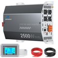 thumbnail image 1 of Inversor ZETAWALE de onda sinusoidal pura 2500W 48V 110V con 4 tomas, 1 of 8