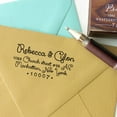 thumbnail image 1 of Custom Return Address Stamps Wedding Invitation Self Inking Family Rubber Stamps, 1 of 1