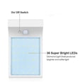 thumbnail image 2 of 36 Led Solar Powered Outdoor Wall Panel Light With Daylight Sensor, 2 of 4