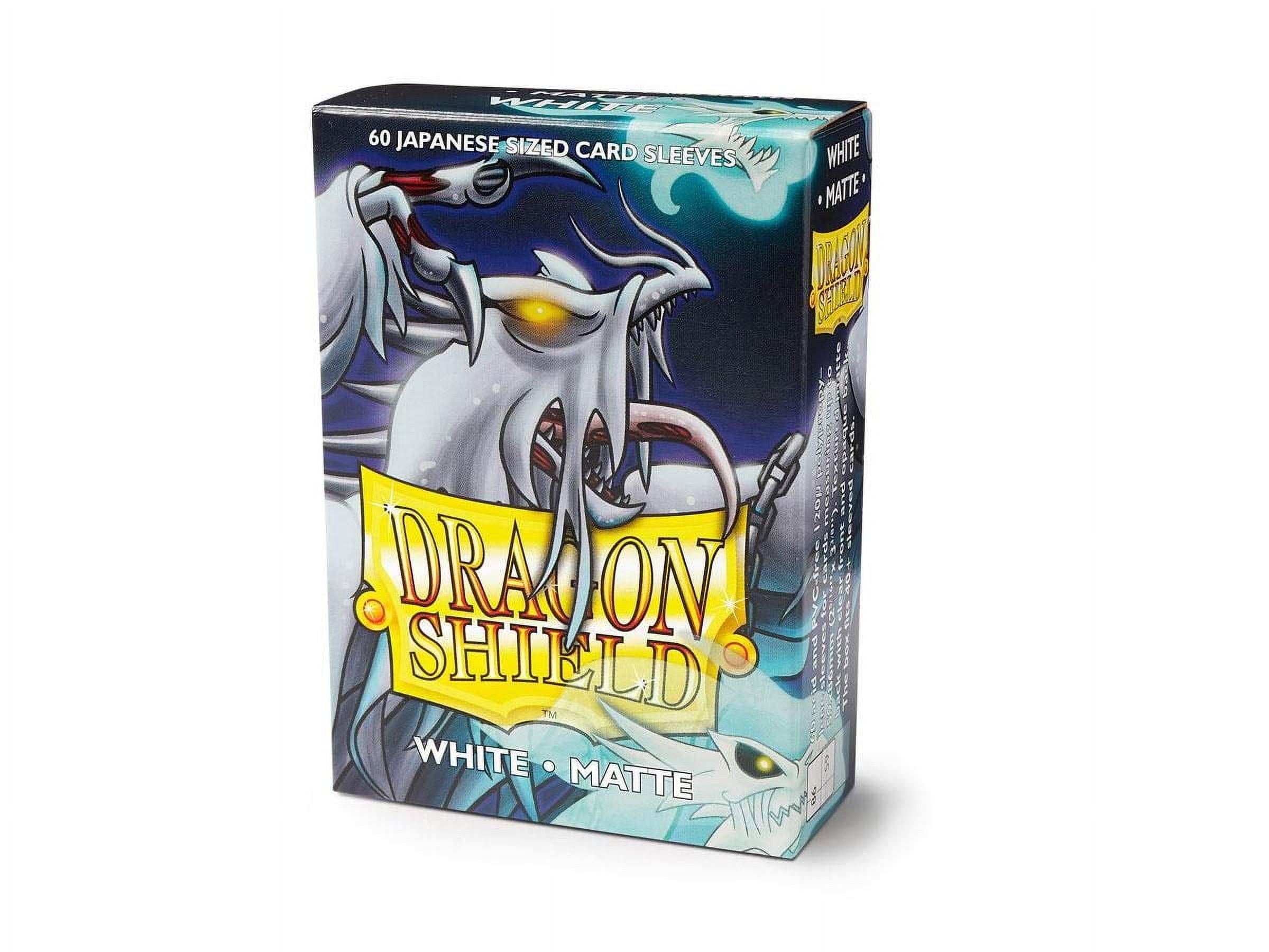 2 Packs Dragon Shield Matte Mini Japanese White 60 ct Card Sleeves Value Bundle!