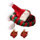 thumbnail image 3 of Conjunto de Adornos Navideños para Muñecas de Tela Suave y Colorida 2 piezas Strade Fareast Limited, 3 of 8