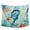 Turquoise, variant on Sea Seahorse Coastal Tapestry for Bedroom Wall Hanging Tapestry,Turquoise Nautical Summer Coral Vintage Ceiling Backdrop Tapestries Poster Blanket Wall Decor for Teens Room Living Room Dorm 59" x 79"