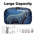 thumbnail image 3 of Constellation Oxford Fabric Digital Pouch for Electronic Devices, Waterproof Travel Case for Cell Phone Charger, Hard Drive, and Cords - 5.9x9.44x3.14 inches, 3 of 6