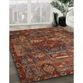 thumbnail image 2 of Ahgly Company Indoor Square Traditional Saffron Red Animal Area Rugs, 7' Square, 2 of 6