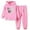 Pink, variant on Piuwrlz Long Sweatshirt Sleeved and Elastic Waist Pants Little Girls Boys Sweatsuits 2pcs Sets New Fashionable Hood Activewear Set Black Size 120