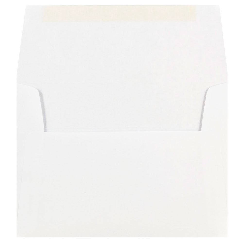JAM Paper A7 Invitation Envelopes, White, 24lb, 5 1/4 x 7 1/4, 25/Pack