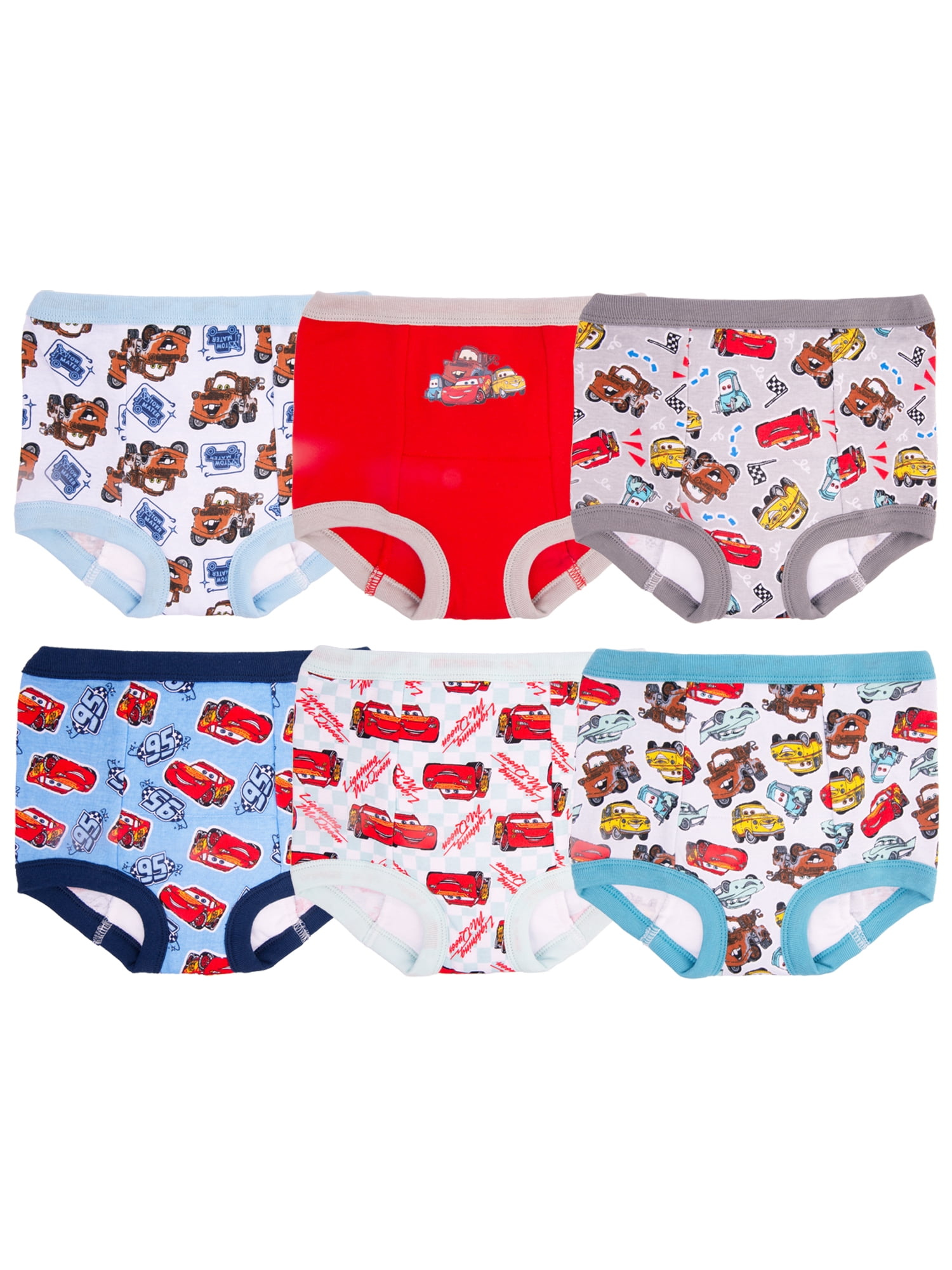 Character Toddler Boy Training Pants, 6 - Pack, Sizes 2T-3T