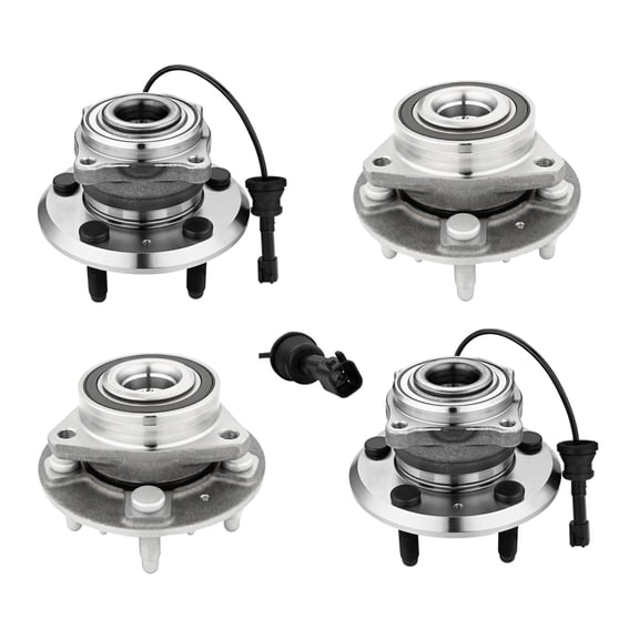 Set of 4 Front-Rear Wheel Hub Bearing Assembly For 2010-2017 Chevrolet Equinox