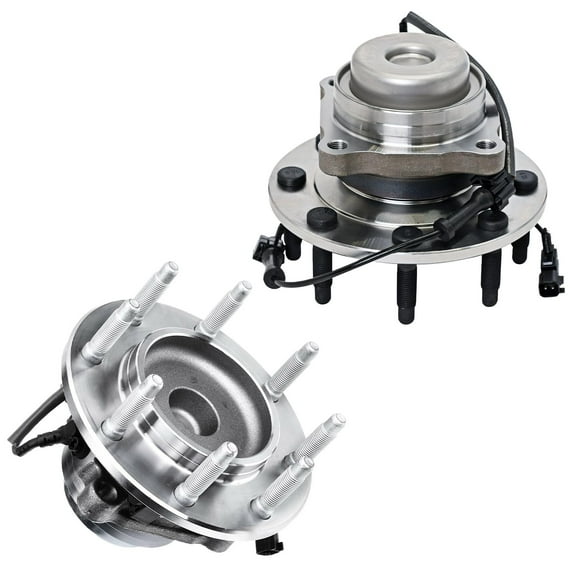 Detroit Axle - RWD Front Wheel Bearing Hubs for 2018-2021 Chevy GMC Express Savana 2500 3500, 2021 Savana 4500, Wheel Bearing and Hubs Assembly 2019 2020 Replacement Pair Hubs